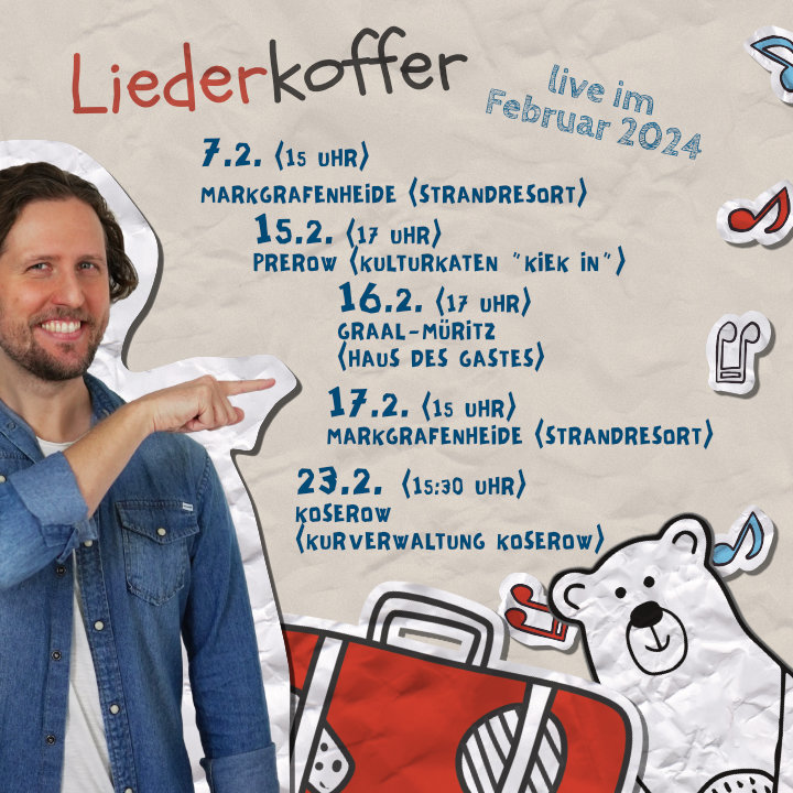 Liederkoffer live im Februar 2024