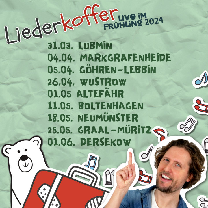 Liederkoffer live im Frühling 2024
