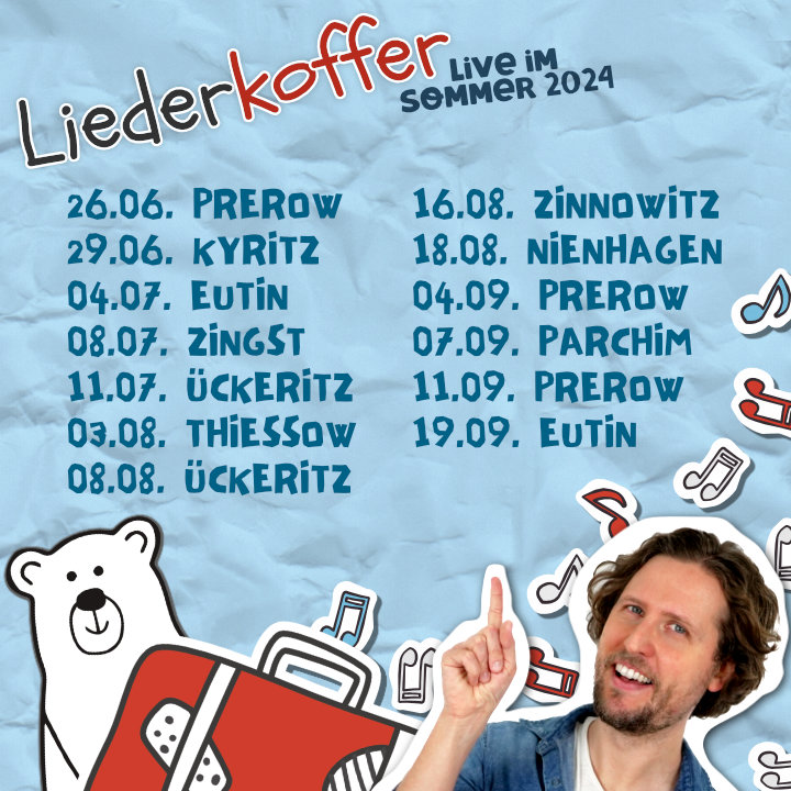 Liederkoffer live im Sommer 2024